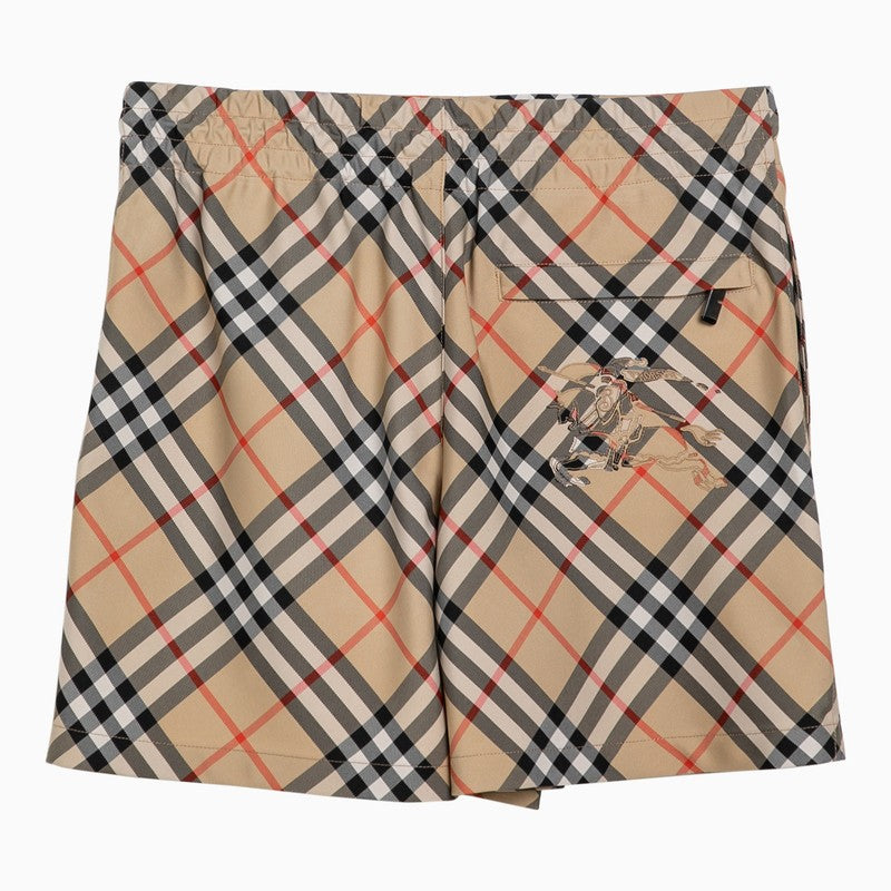 [WOMEN][NEW IN]Short beige with Check pattern