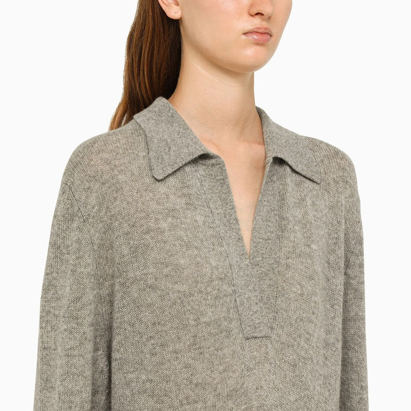 Warm grey cashmere sweater