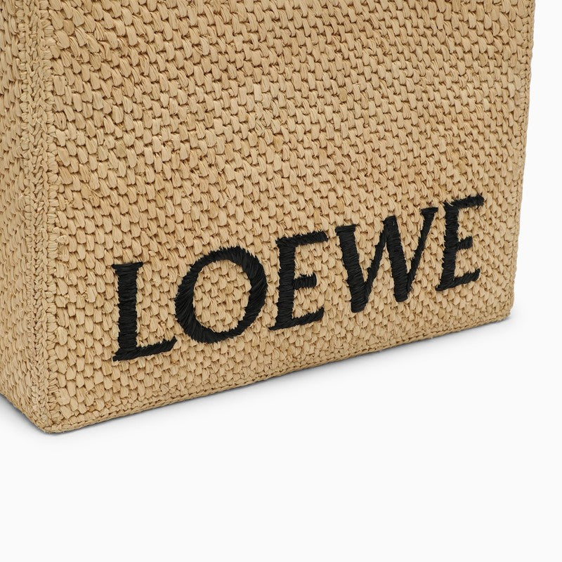 LOEWE Font large Natural raffia bag