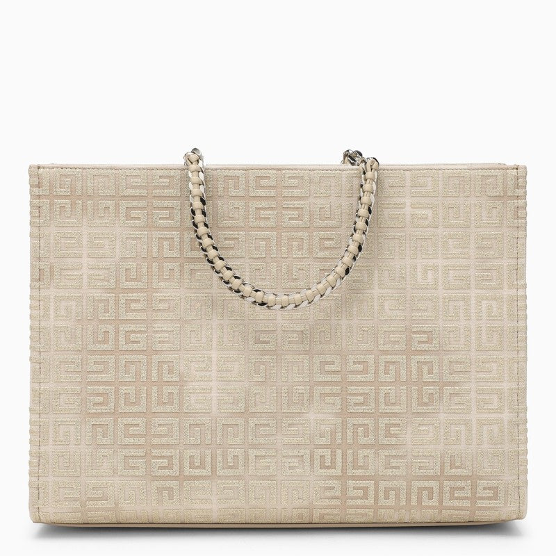 G-Tote medium gold canvas with chain