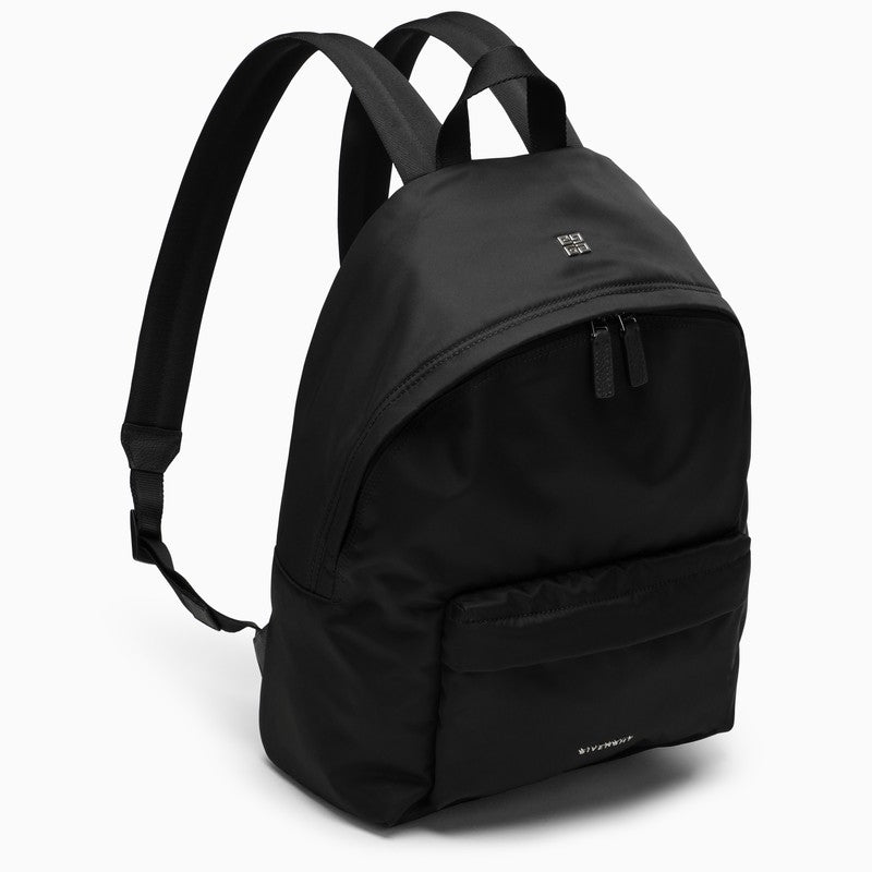 Essential U black nylon backpack