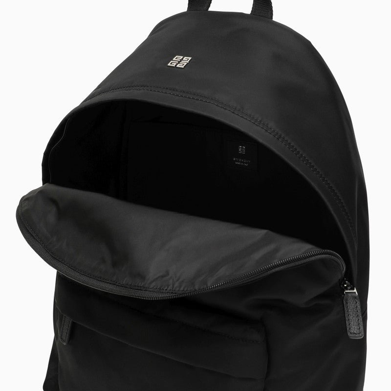 Essential U black nylon backpack