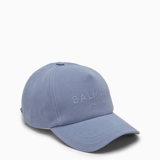 Light blue baseball cap with logo