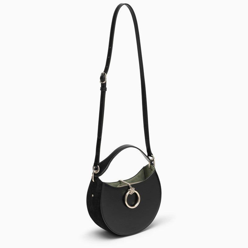 Arlène small hobo bag black
