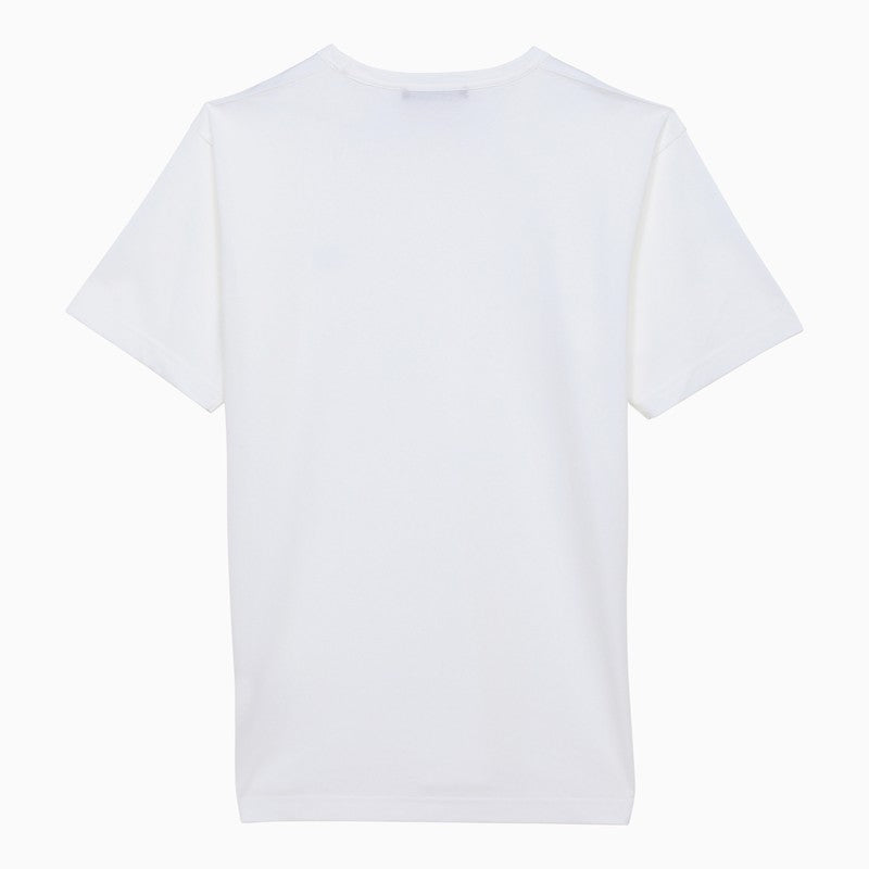 Optic white crew-neck T-shirt