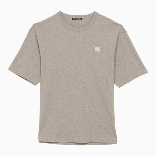 Light grey crew-neck T-shirt