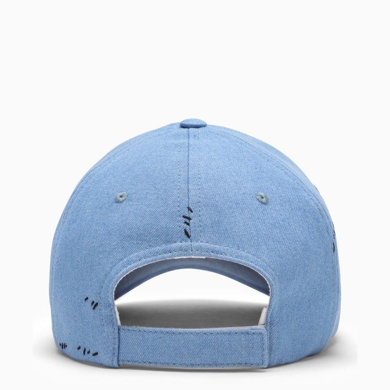 [MEN][NEW IN]Light blue cotton baseball cap with logo