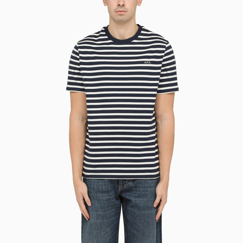 Striped t-shirt with logo inscription