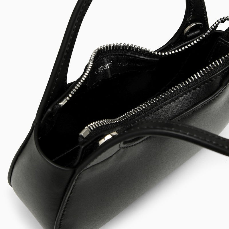 Micro Baguette Swipe Bag black leather