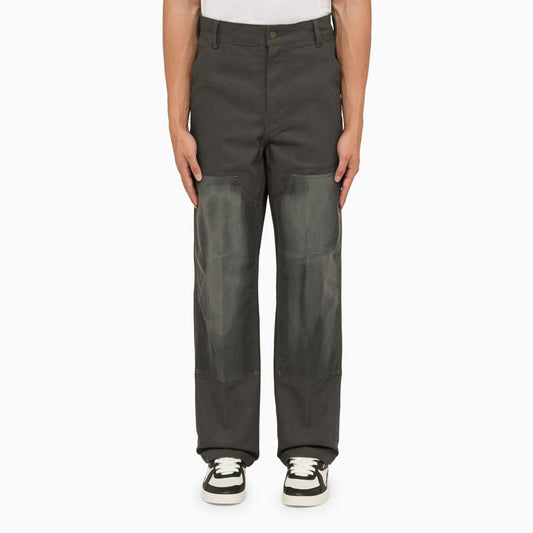 [FW팬츠]Charcoal grey regular trousers
