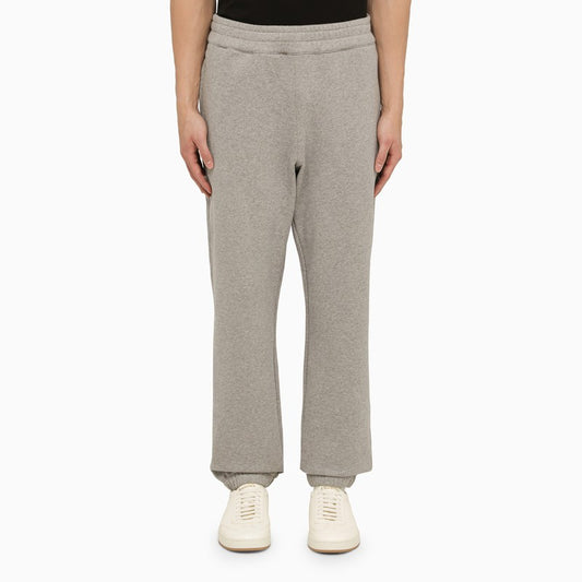 Grey melange jogging trousers