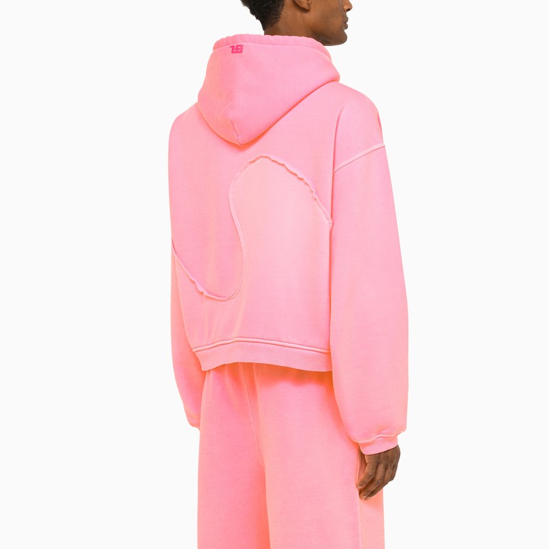 Pink wide hoodie