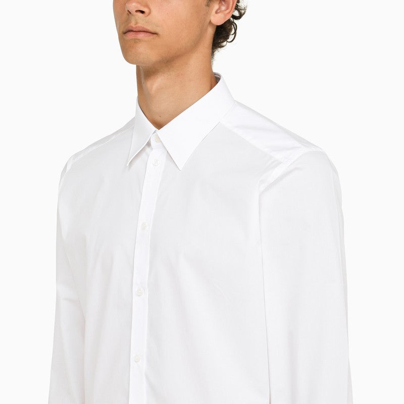 Classic white poplin shirt