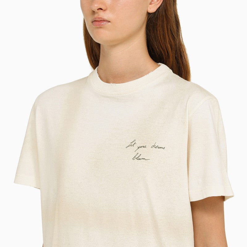 Heritage white t-shirt with writing