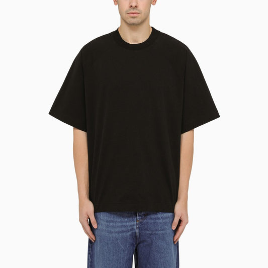 Black oversize crewneck t-shirt