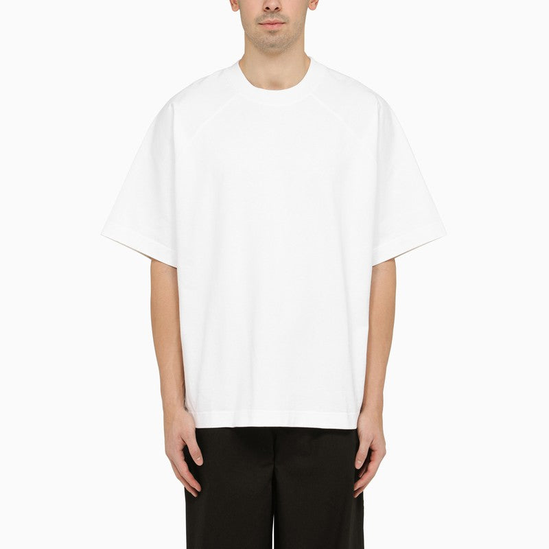 White oversize crewneck t-shirt