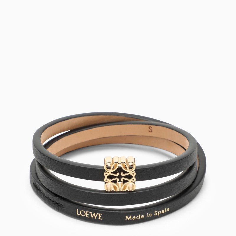 [WOMEN][NEW IN]Black calfskin twist bracelet