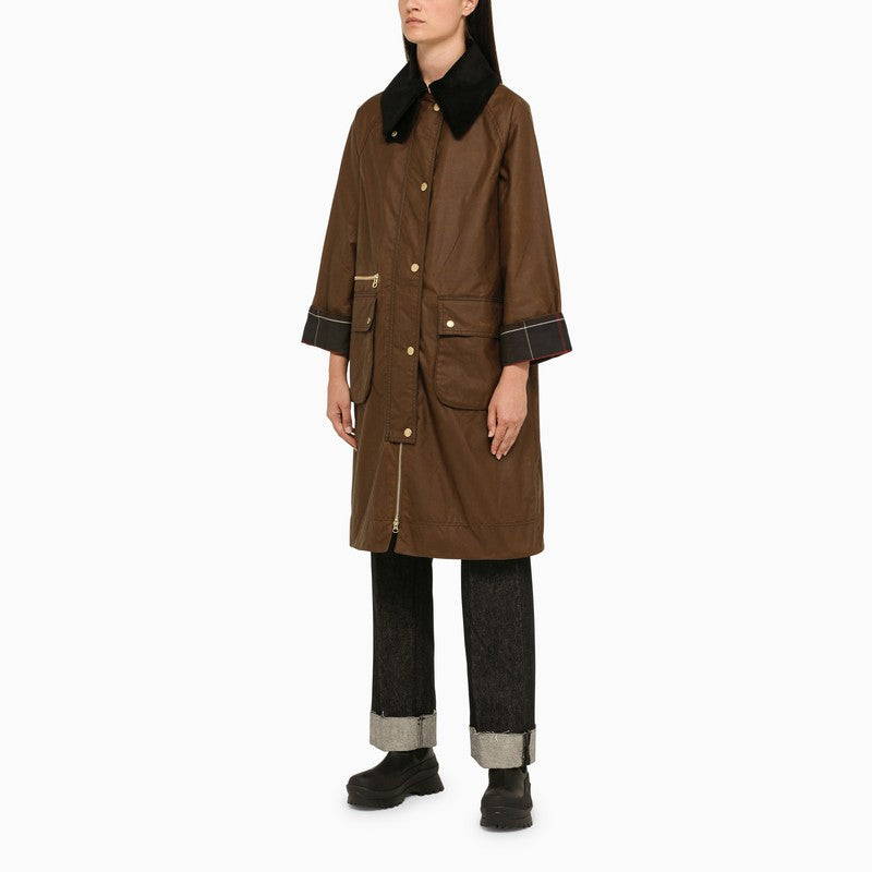 Townfield brown canvas parka