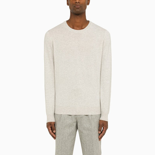 Fog/brown cashmere sweater
