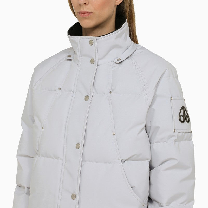 Padded nimbus-coloured jacket