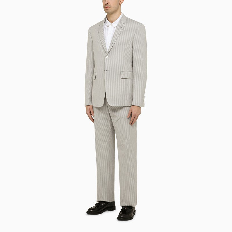 Light grey single-breasted pinstripe jacket