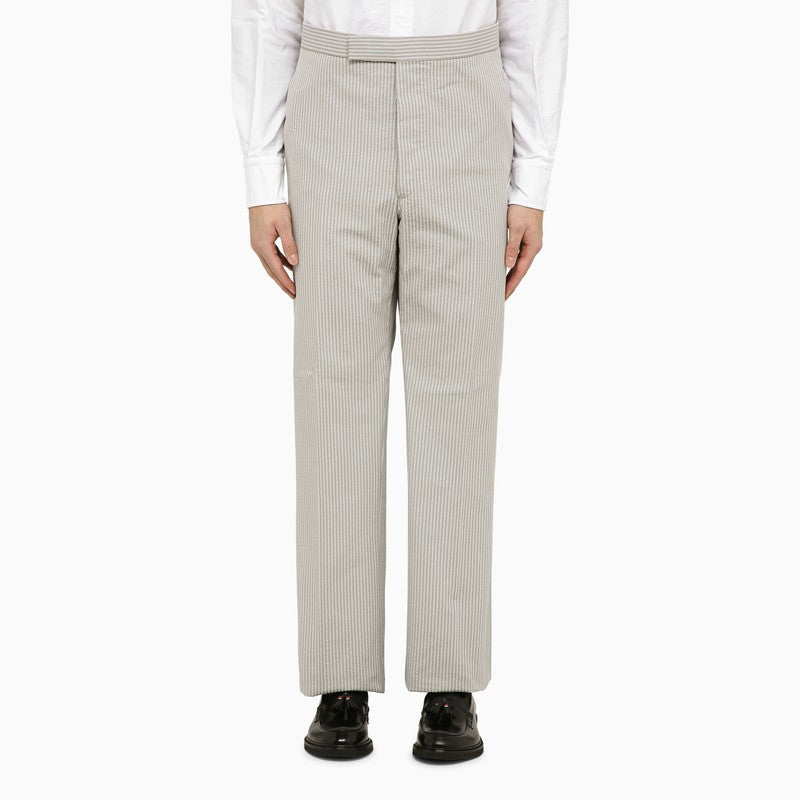 Light grey pinstripe trousers