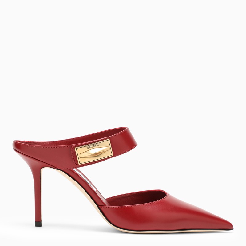 Nell Mule 85 cranberry red
