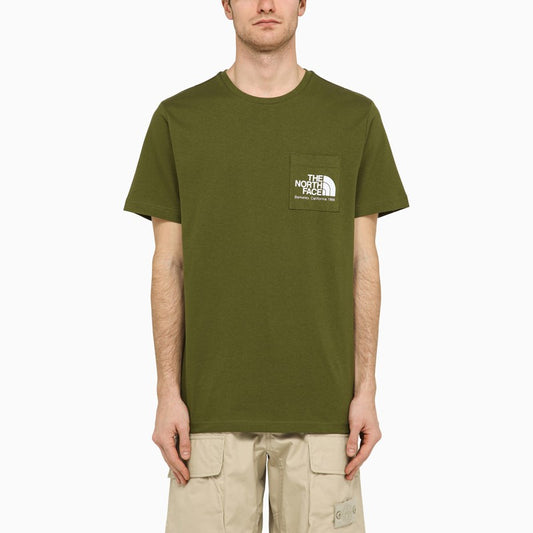 Logo-print t-shirt forest green