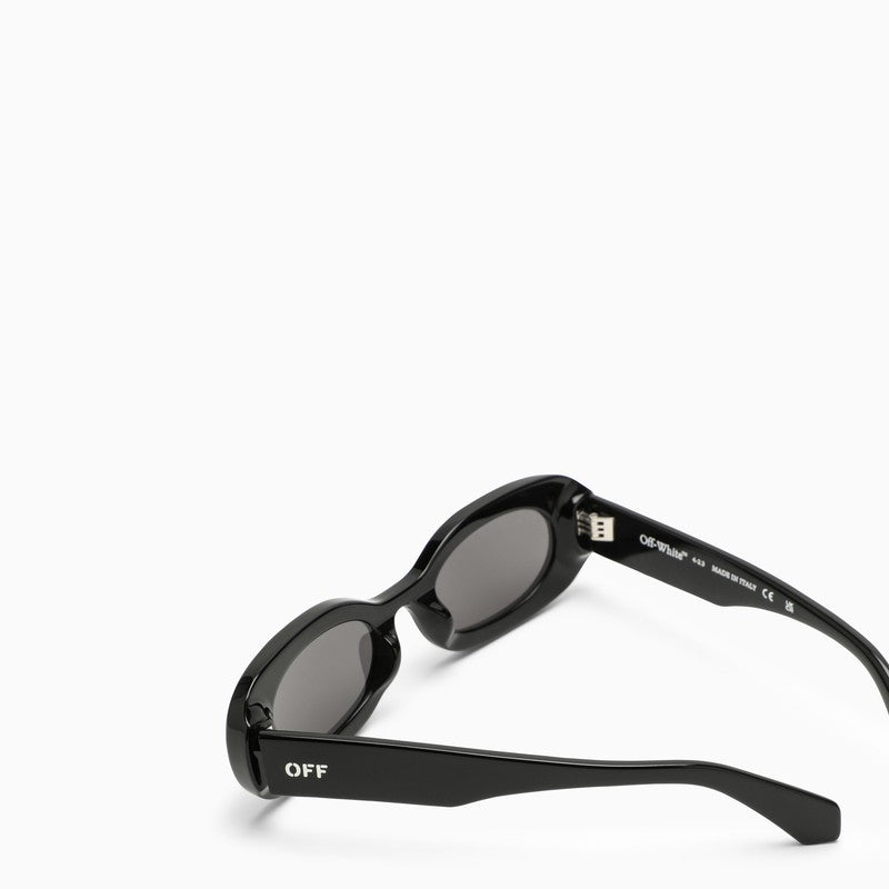 Oval black sunglasses