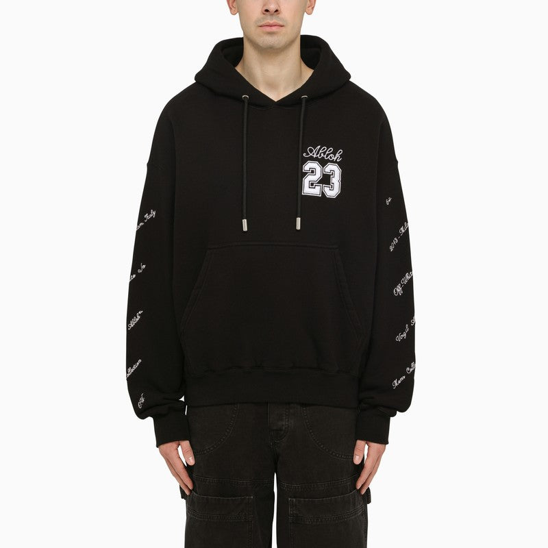 Black Skate hoodie with logo 23
