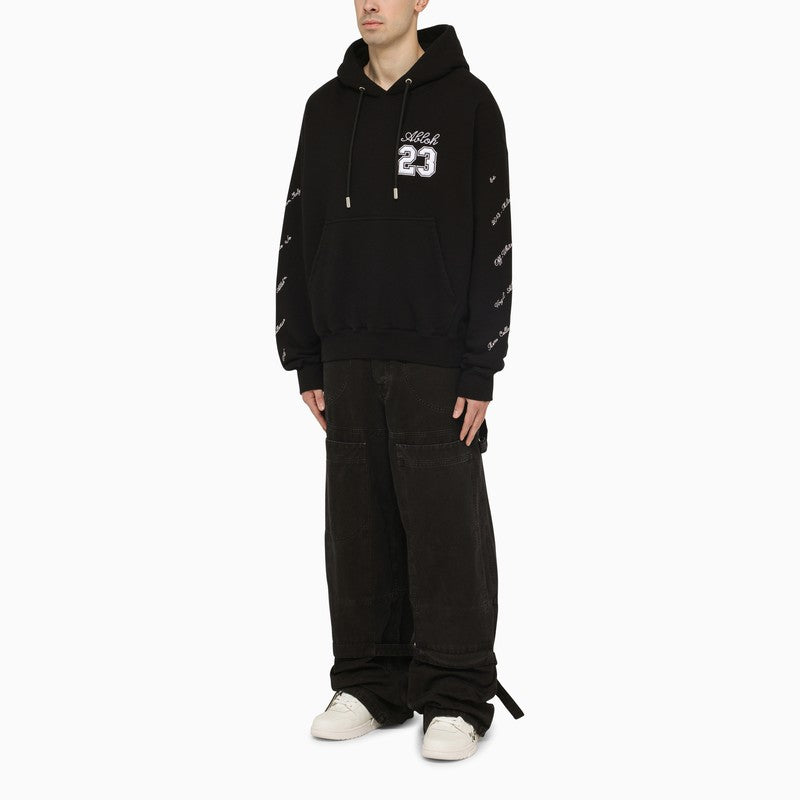 Black Skate hoodie with logo 23