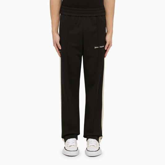 Black jogging trousers with bands