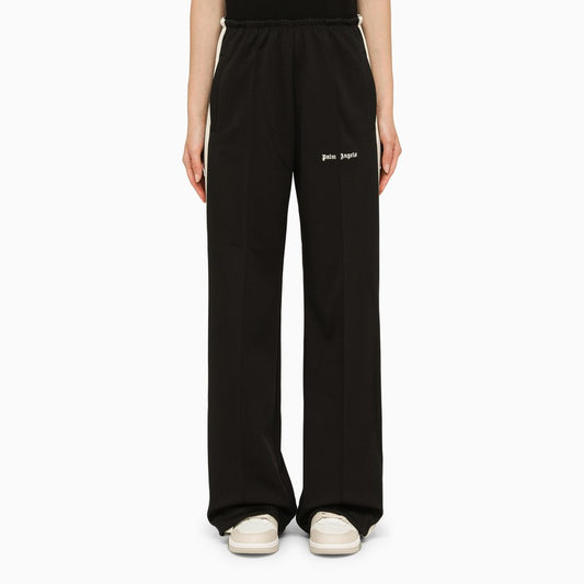 Black trousers with side bands