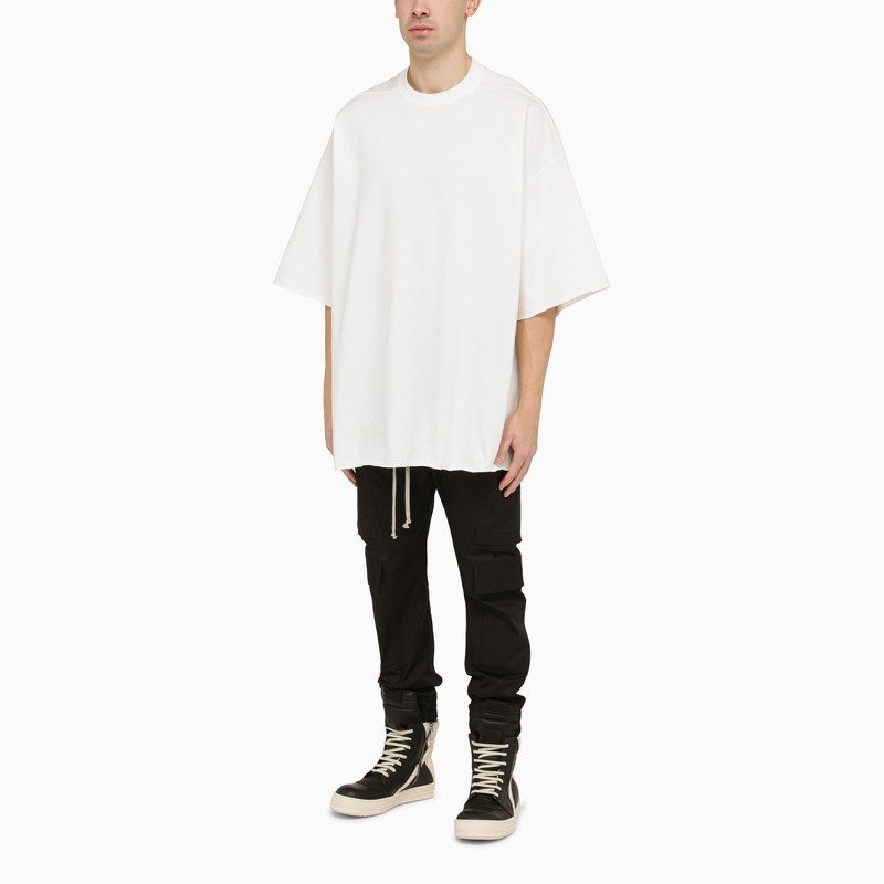 Tommy T white oversize T-shirt in cotton