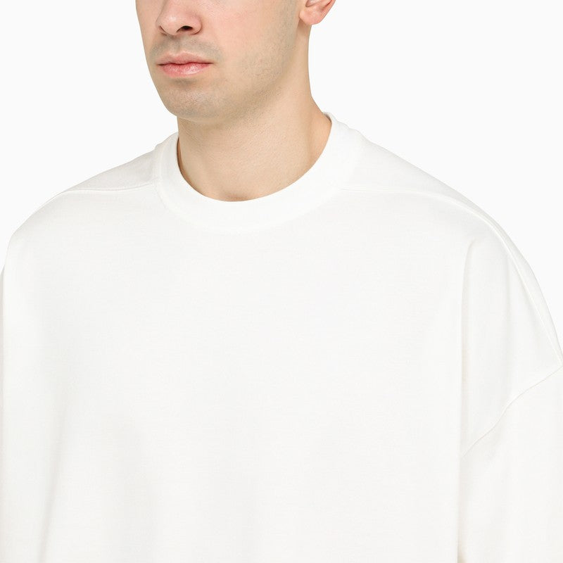 Tommy T white oversize T-shirt in cotton