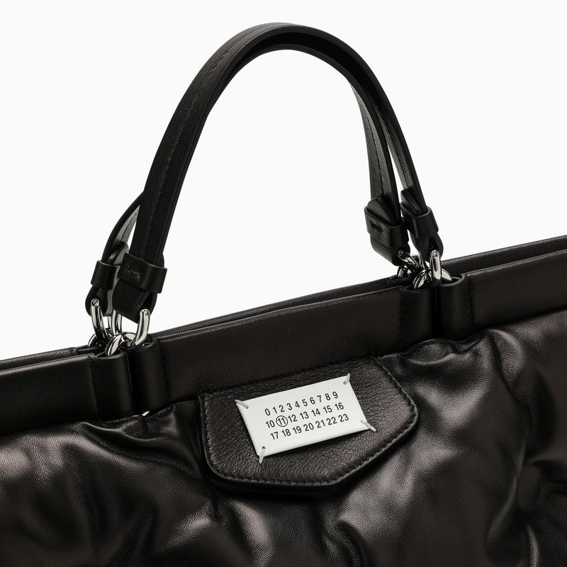 Glam Slam medium black shopping bag
