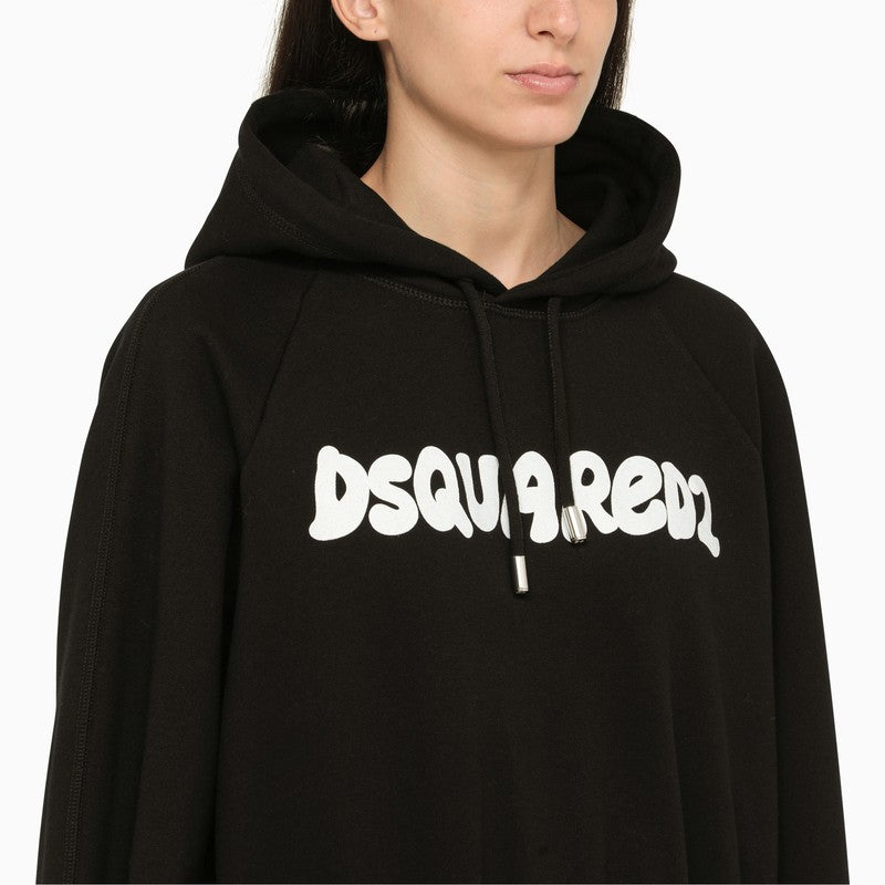 Black hoody with logo