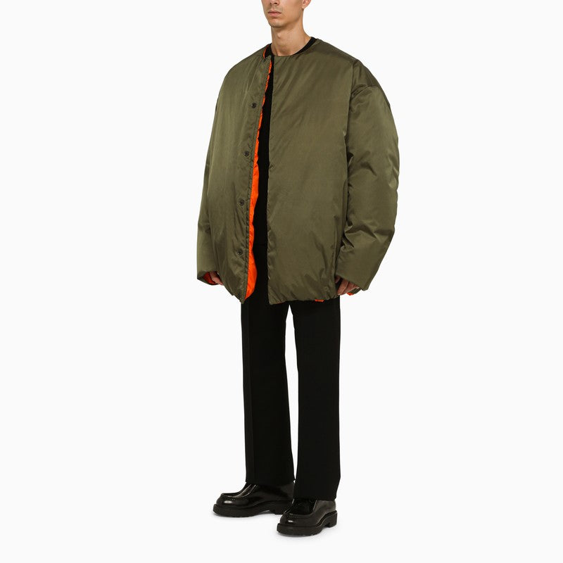 Oversize military down jacket