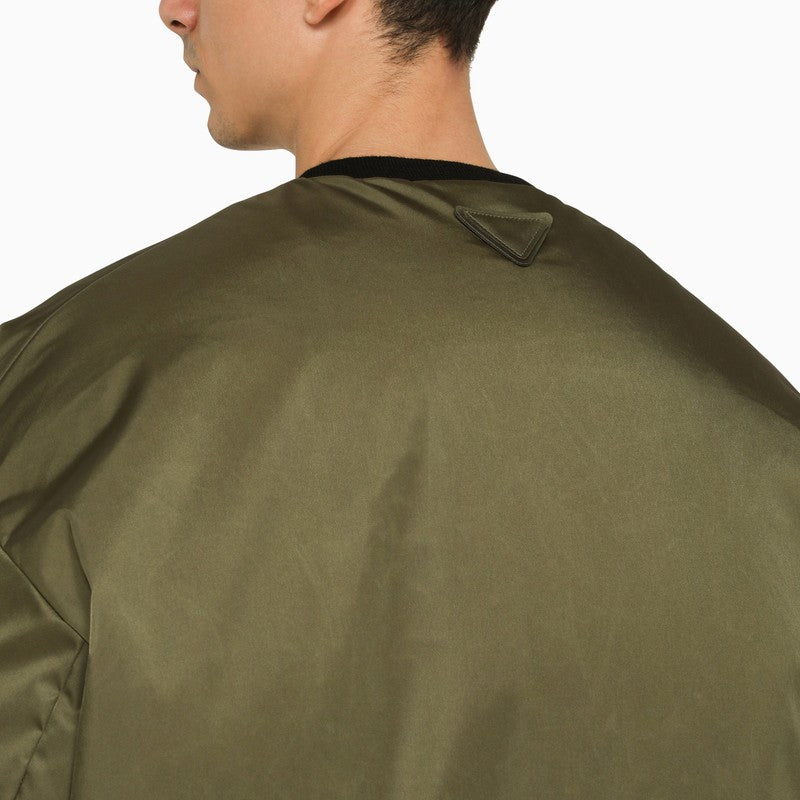 Oversize military down jacket