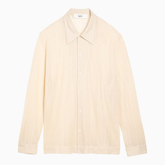 [MEN][NEW IN]Ivory Ripley shirt in organic cotton blend