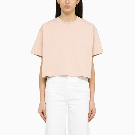 Peony Rose cotton cropped T-shirt