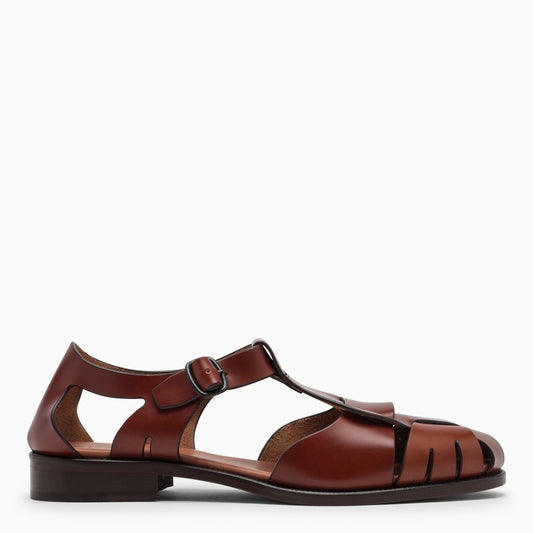 Brown Pesca low sandals