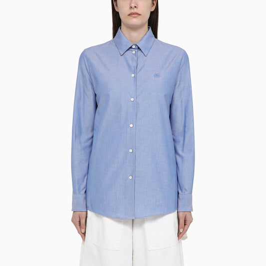 Light blue cotton Oxford shirt
