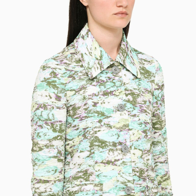 Multicoloured single-breasted jacket