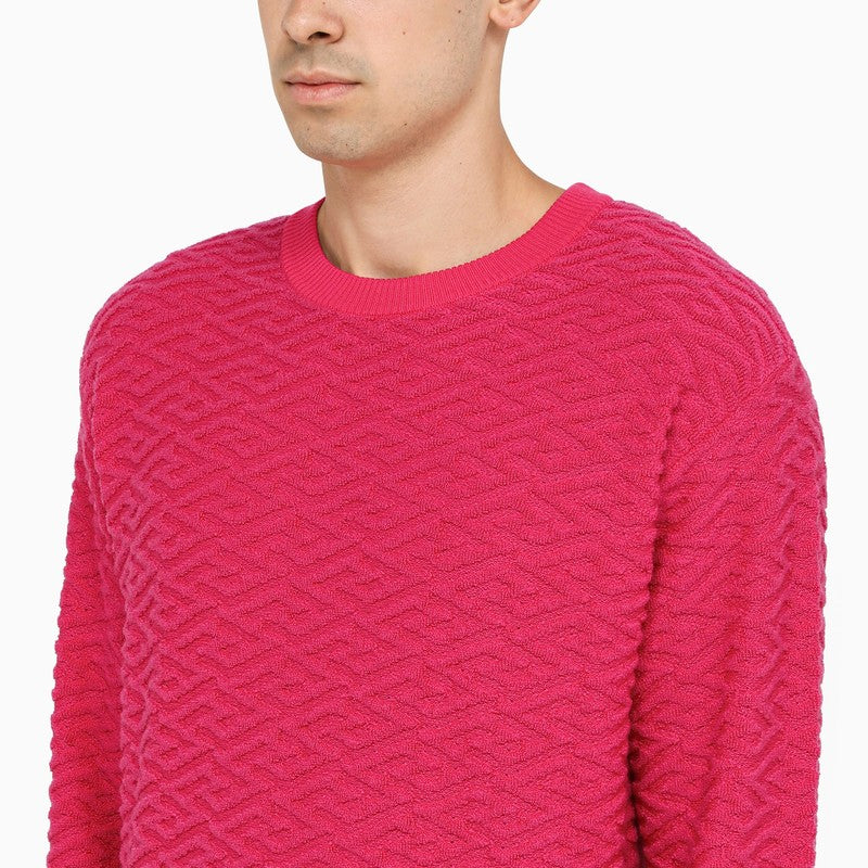 Fuchsia La Greca sweater
