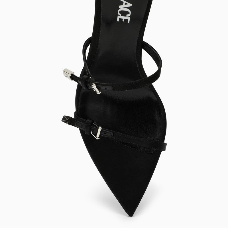 Pin-Point black high sandal