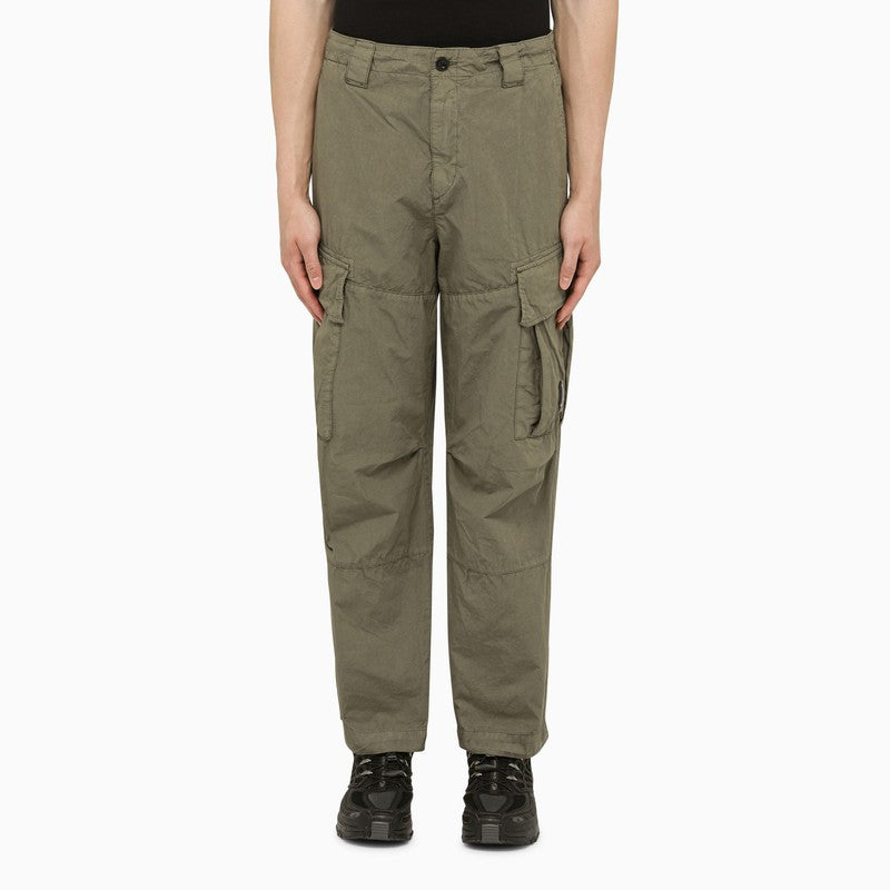 Bronze/green cargo trousers