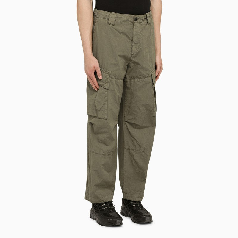 Bronze/green cargo trousers