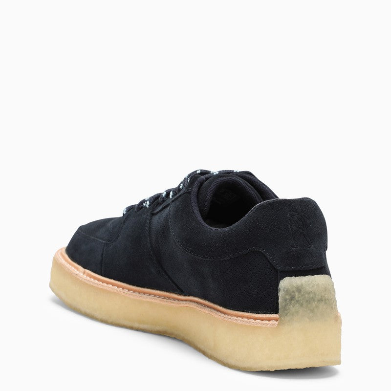 Navy suede trainers