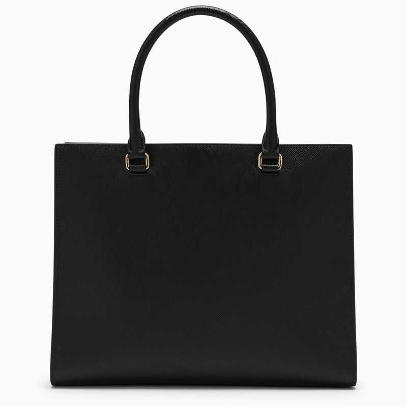 Saffiano black leather bag